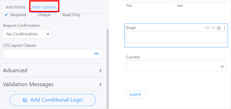 editar la configuración del campo - IsItWP - Detector de temas gratuito de WordPress edit field settings create a custom search form in wordpress