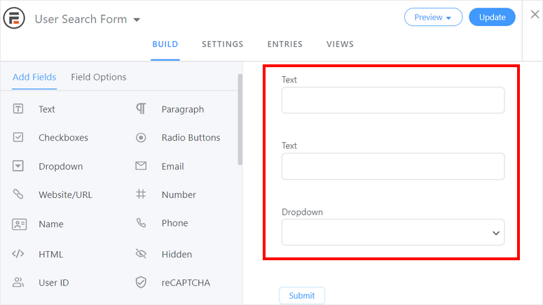 campos de formulario de búsqueda - IsItWP - Detector de temas gratuito de WordPress search form fields create a custom search form in wordpress