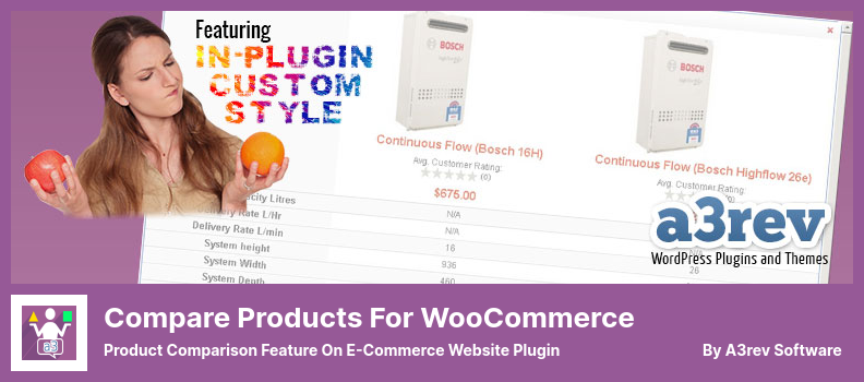 商品比較 WooCommerce プラグイン - ECサイトプラグインの商品比較機能