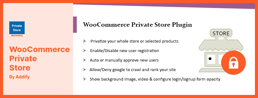البرنامج المساعد WooCommerce Private Store - تسوق للمستخدمين المسجلين فقط WordPress Plugin