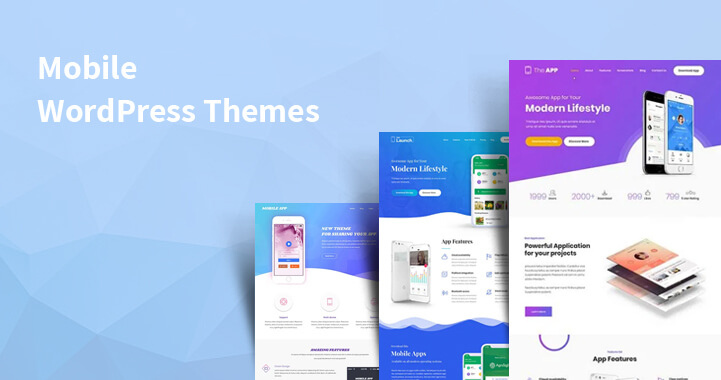 Temas móveis do WordPress