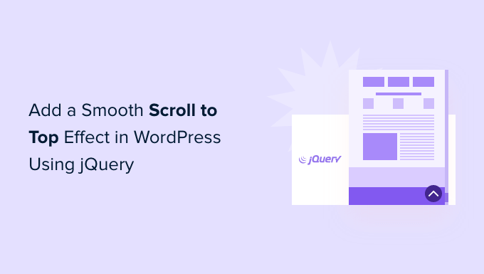 Cómo desplazarse al efecto superior usando jQuery How to scroll to top effect using jQuery