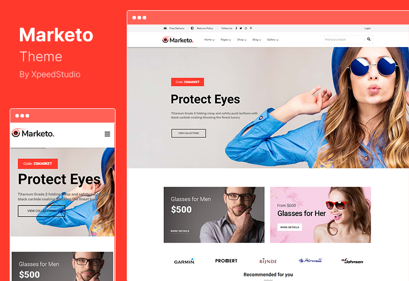 سمة السوق - سمة التجارة الإلكترونية ومتعدد البائعين WooCommerce WordPress