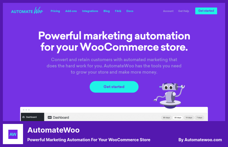 AutomateWoo Plugin - أتمتة تسويق قوية لمتجر WooCommerce الخاص بك