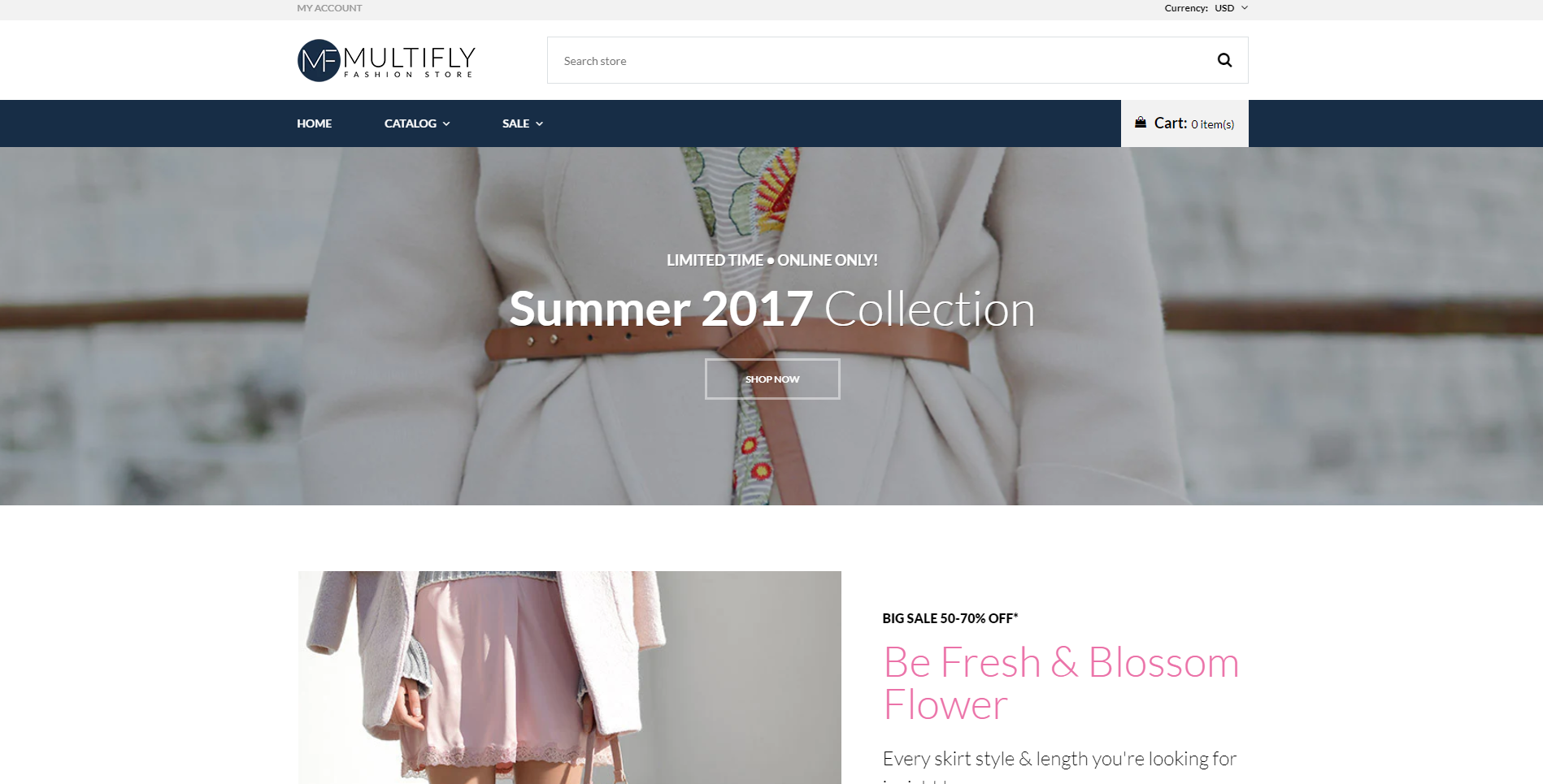 Multifly - darmowe motywy Shopify