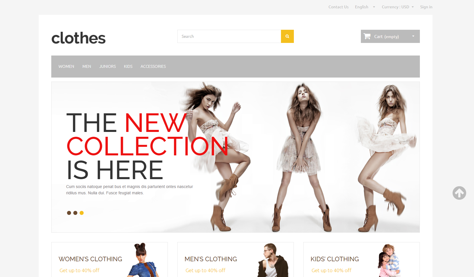 Ubrania - Darmowe motywy PrestaShop