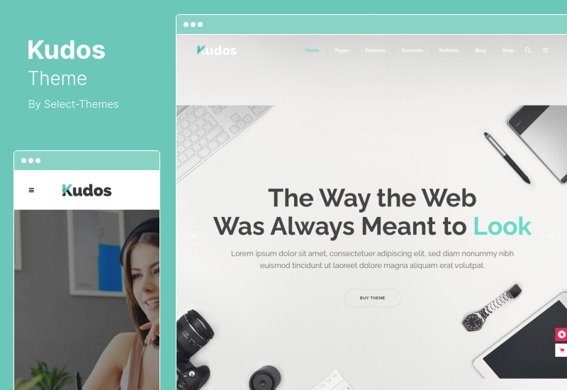 Kudos Theme - тема WordPress для маркетингового агентства