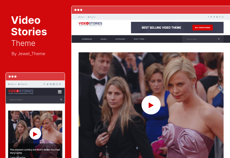 VideoStories Theme — видеотема WordPress