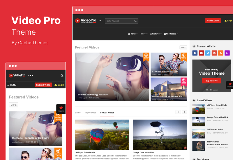 VideoPro Theme - Тема WordPress для видео