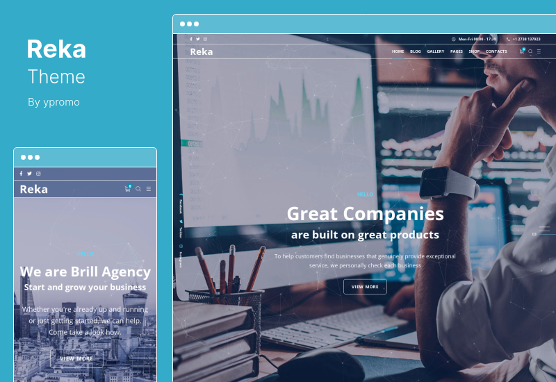 Reka Theme – Ein trendiges Business-WordPress-Theme