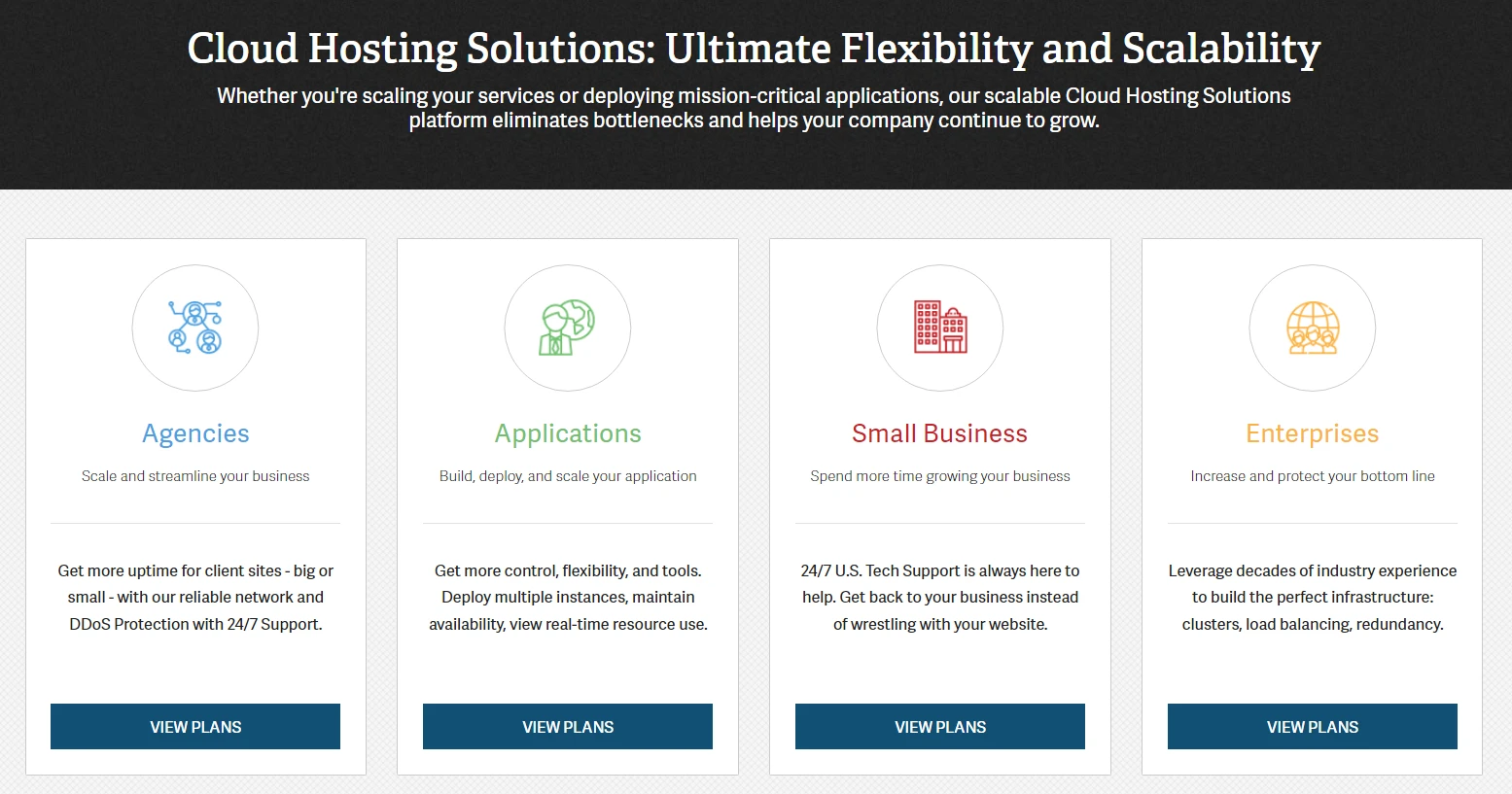 Pagina iniziale di InMotion Hosting