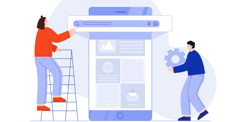 5.移動標題設計 5. Mobile Header Design