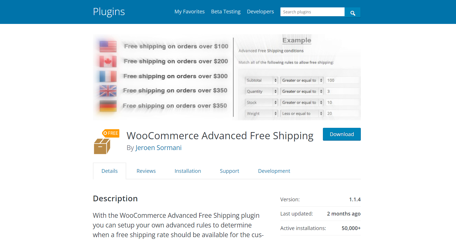 ปลั๊กอินจัดส่ง WooCommerce ฟรี