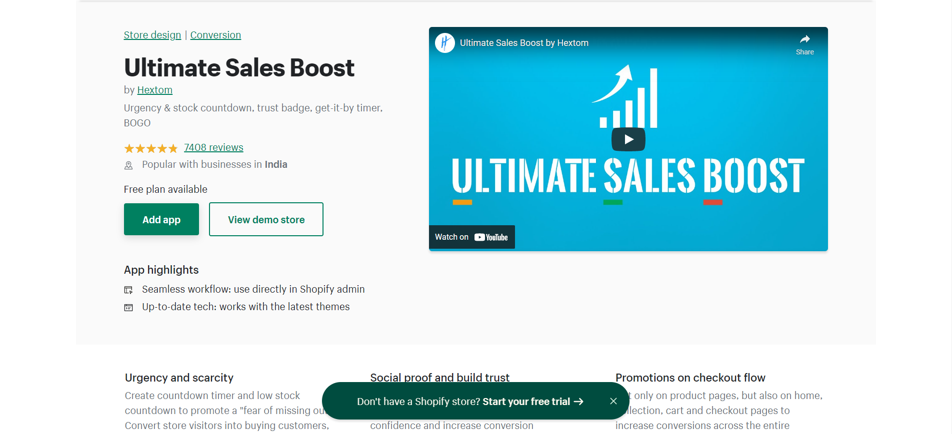 Ultimativer Verkaufsschub - kostenlose Shopify-Apps