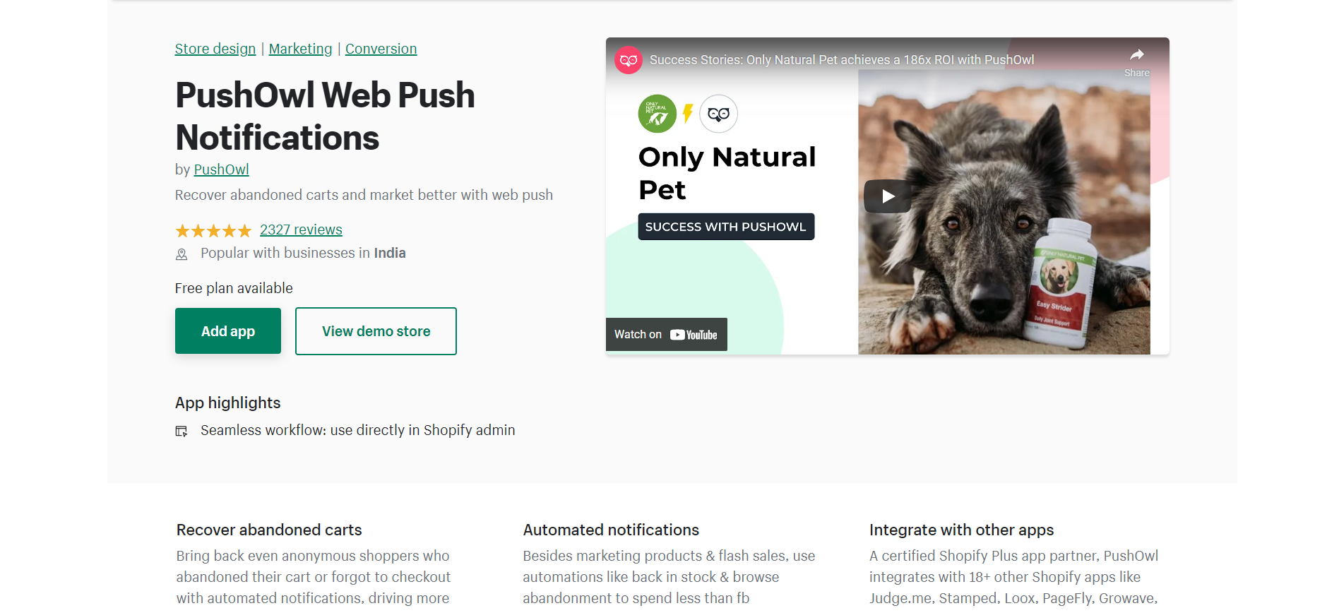 PushOwl Web-Push-Benachrichtigungen