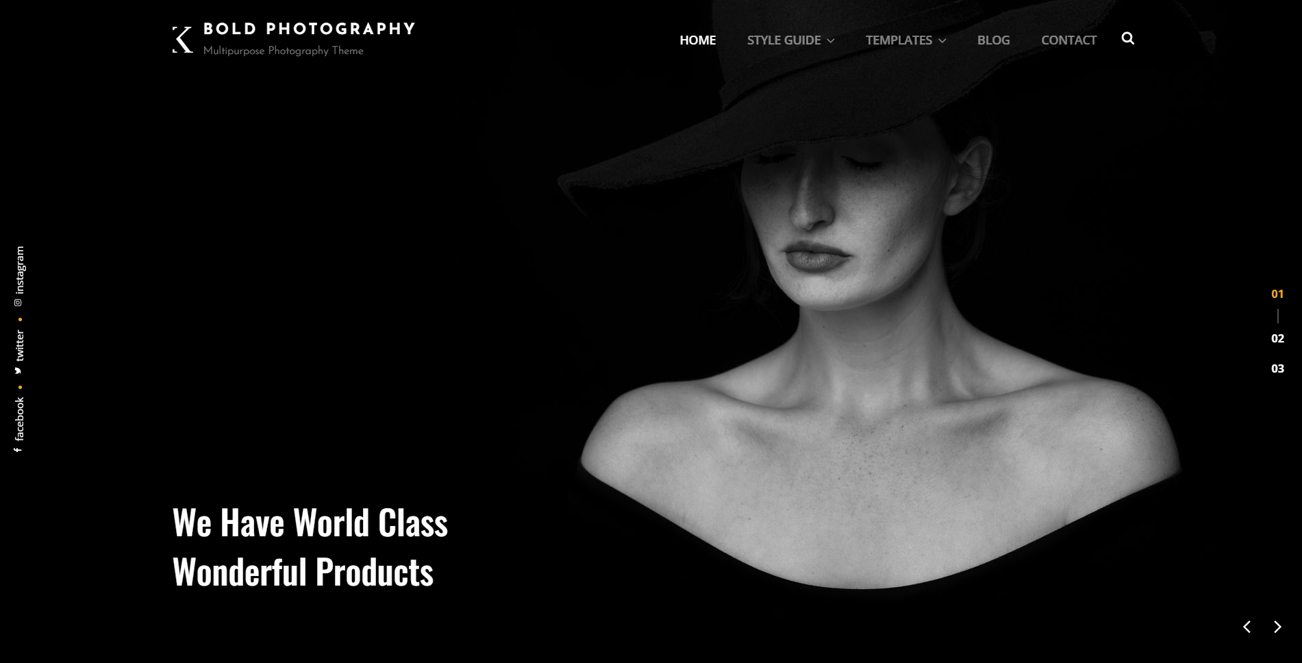 Bold Photography - Fotoğrafçılık WordPress Temaları