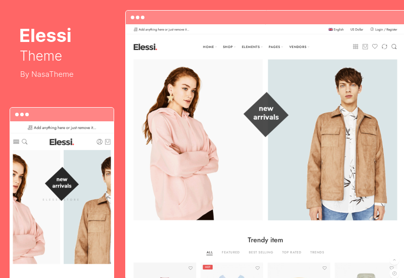 Elessi テーマ - 多目的 AJAX WooCommerce テーマ