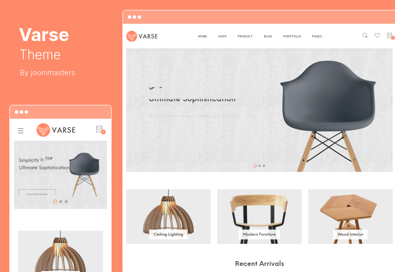 Varse テーマ - WooCommerce AJAX WordPress テーマ