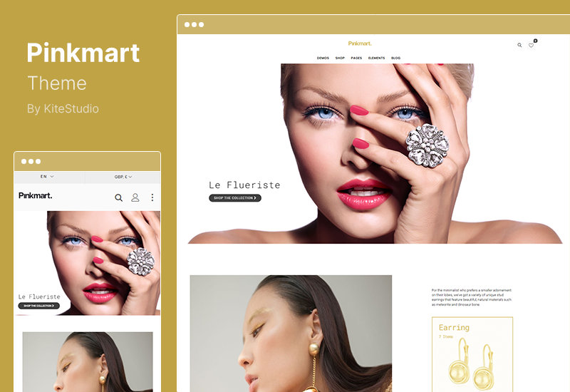 Pinkmart テーマ - AJAX WooCommerce テーマ