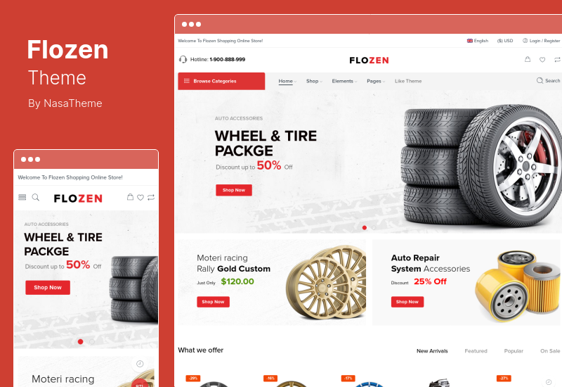 Flozen テーマ - WooCommerce AJAX テーマ