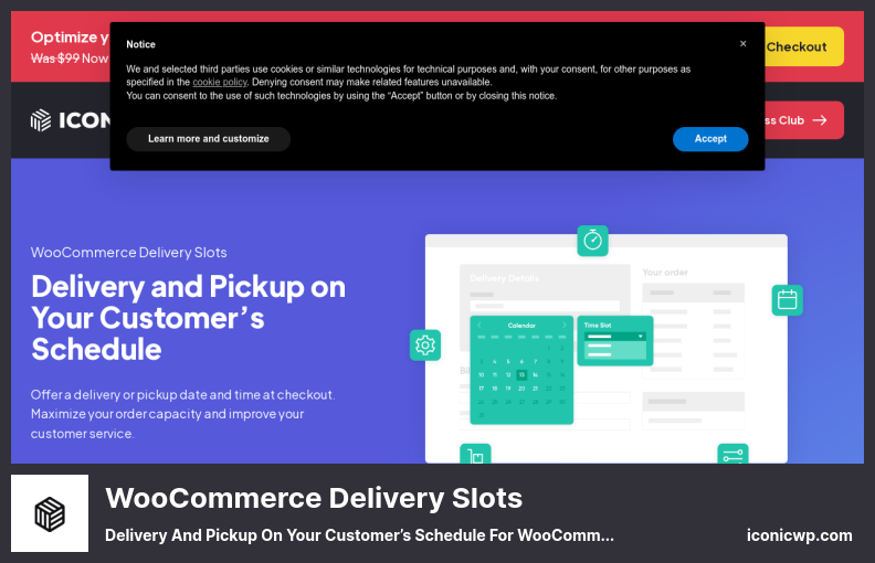WooCommerce Delivery Slots Plugin - WooCommerce の顧客のスケジュールに合わせた配達と集荷