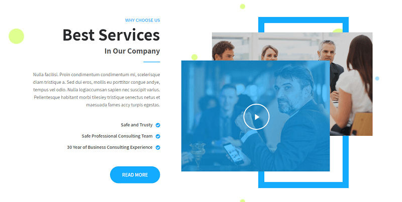 WordPress の企業テーマ