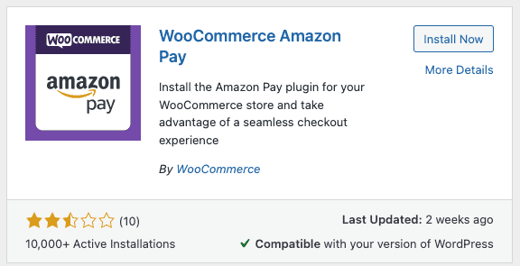 WooCommerce amazon płac