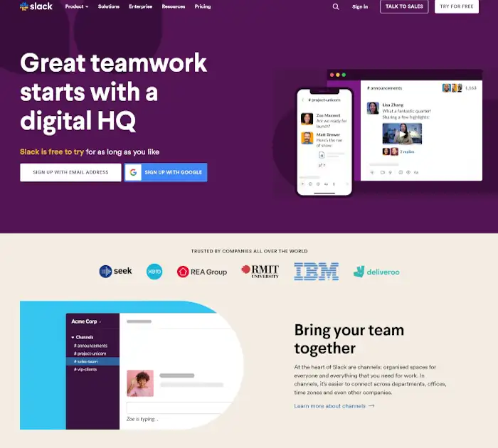 원격 팀을 위한 협업 도구: Slack