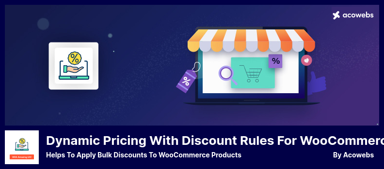 할인 규칙 플러그인을 사용한 동적 가격 책정 - WooCommerce 제품에 대량 할인을 적용하는 데 도움이 됩니다.