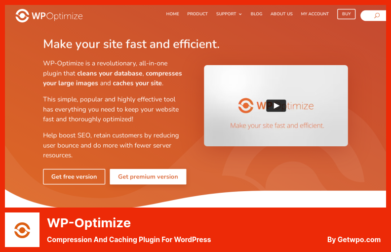 WP-Optimize Plugin - Plugin de compresie și cache pentru WordPress