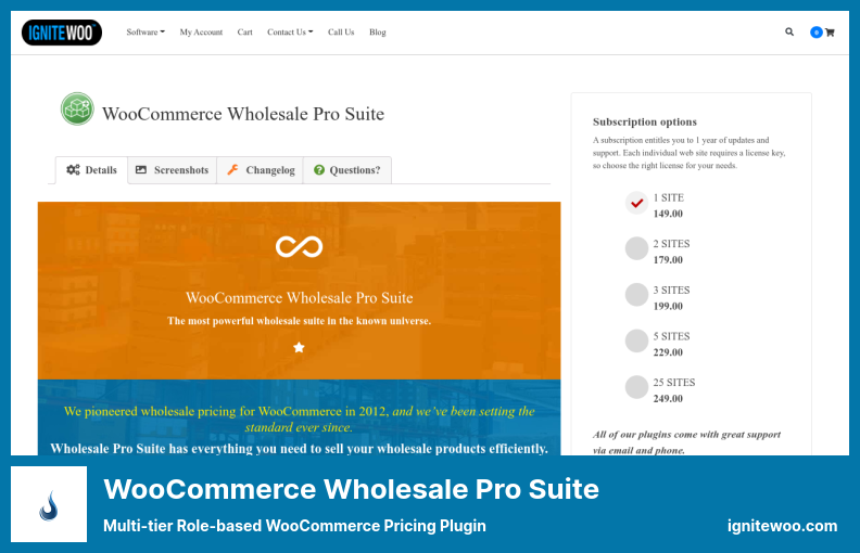WooCommerce Wholesale Pro Suite Plugin - Mehrstufiges rollenbasiertes WooCommerce Pricing Plugin