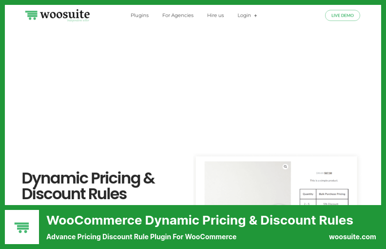 WooCommerce Dynamic Pricing & Discount Rules Plugin - Advance Pricing Discount Rule Plugin für WooCommerce