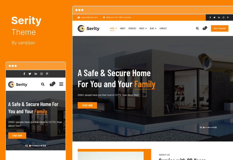 Tema Seriry - Tema WordPress CCTV dan Kamera Keamanan