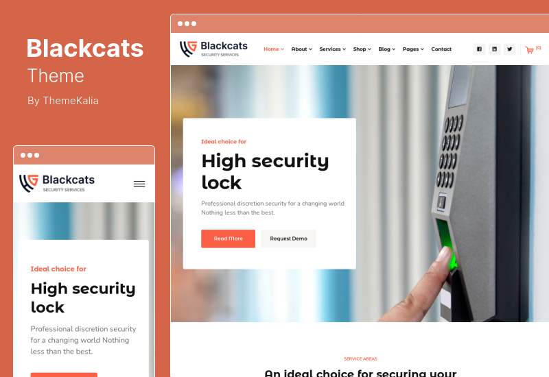 Tema Blackcats - Tema WordPress CCTV & Keamanan
