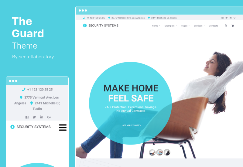 Tema Penjaga - Tema WordPress Perusahaan Keamanan