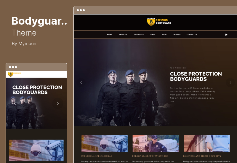 Tema Pengawal - Tema WordPress Keamanan dan CCTV