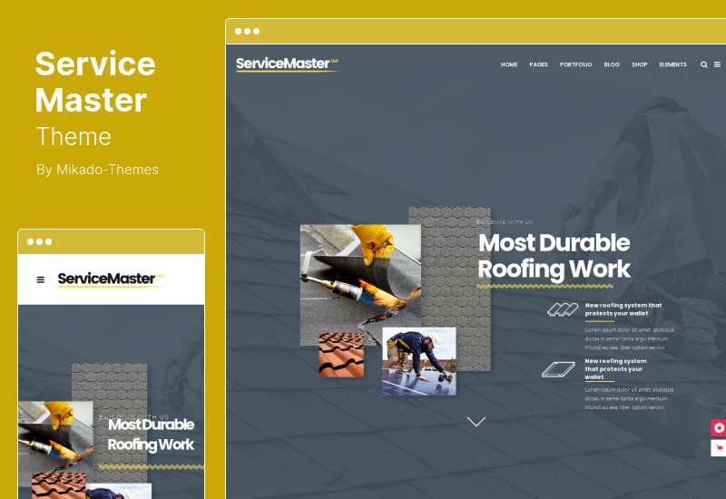 服务大师主题 - Handyman WordPress 主题