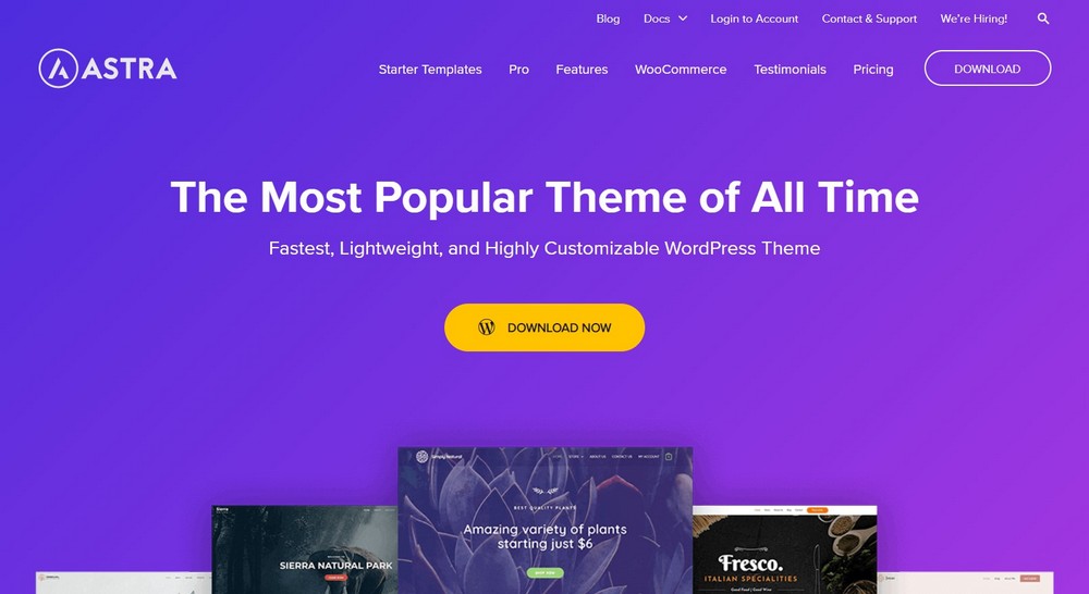 Astra 多目的 WordPress テーマ