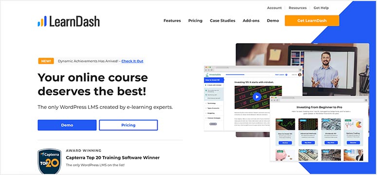 LearnDash - IsItWP - 免費的 WordPress 主題檢測器 LearnDash