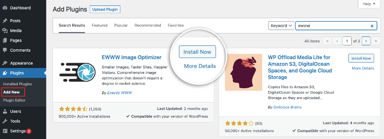 安裝 ewww 圖像優化器 - IsItWP - 免費的 WordPress 主題檢測器 install ewww image optimizer
