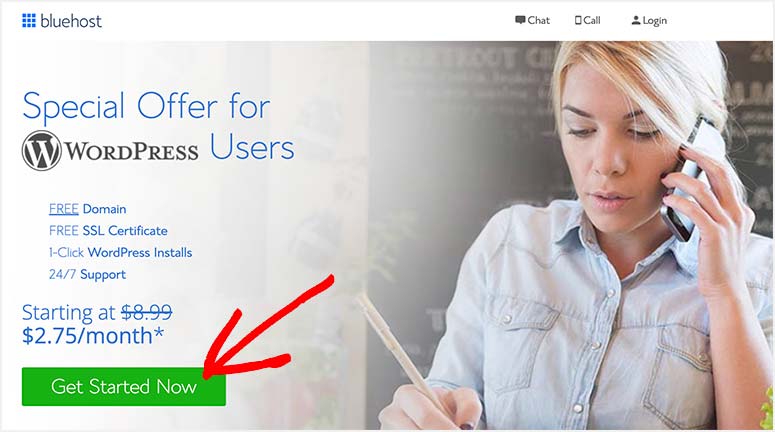 Bluehost 網站 - IsItWP - 免費的 WordPress 主題檢測器 Bluehost website