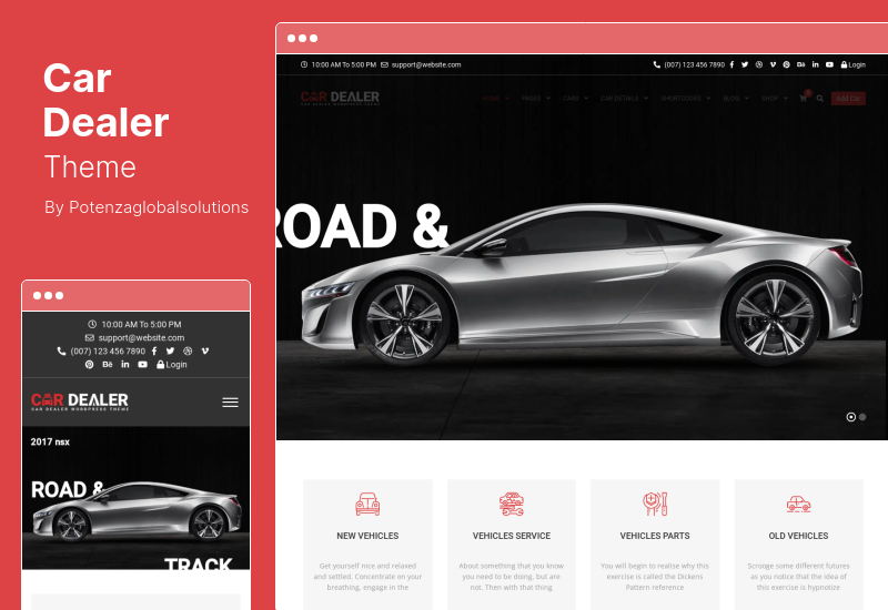 汽車經銷商主題 - 汽車響應 WordPress 主題