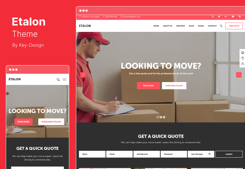 Tema Etalon - Tema WordPress Layanan Profesional Multi-Konsep