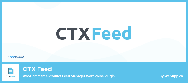 CTX 提要插件 - WooCommerce 產品提要管理器 WordPress 插件