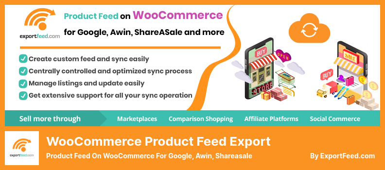 WooCommerce 產品提要導出插件 - 適用於 Google、Awin、Shareasale 的 WooCommerce 產品提要