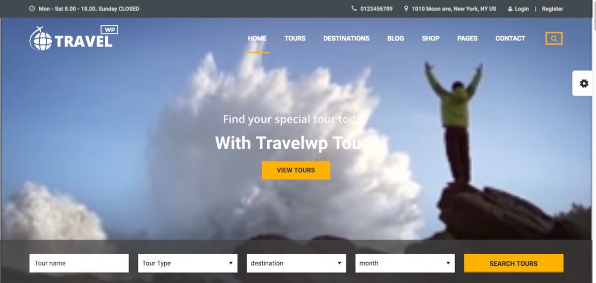TravelWP TravelTour-Buchungs-WordPress-Theme