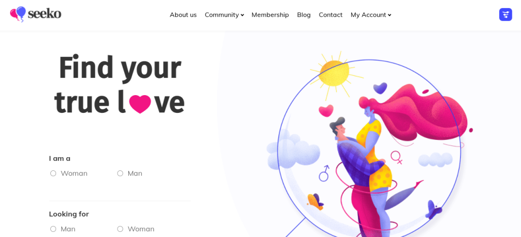 Seeko 데이트 웹사이트를 위한 우수한 WordPress 플랫폼