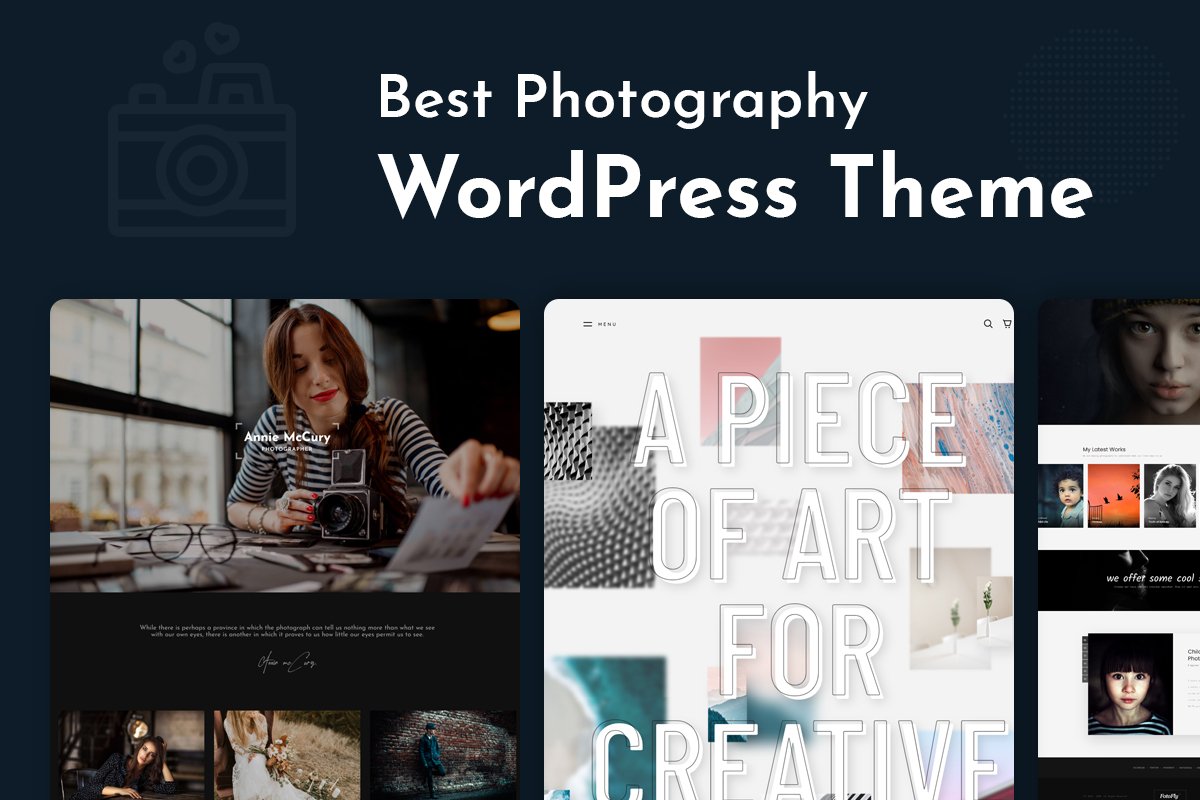 mejor tema de fotografía de wordpress