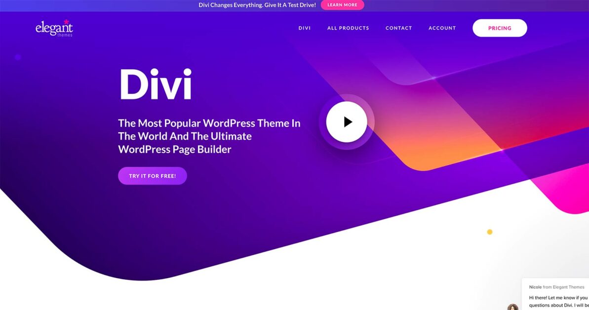 divi smart wordpress theme untuk berita dan konten