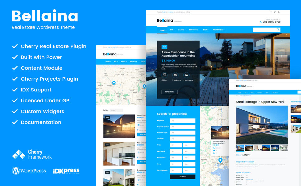 bellaina الذكية وشبكية العين جاهزة وورد موضوع للعقارات